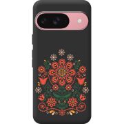 Чорний чохол BoxFace Google Pixel 10 Pro Ukrainian Ornament
