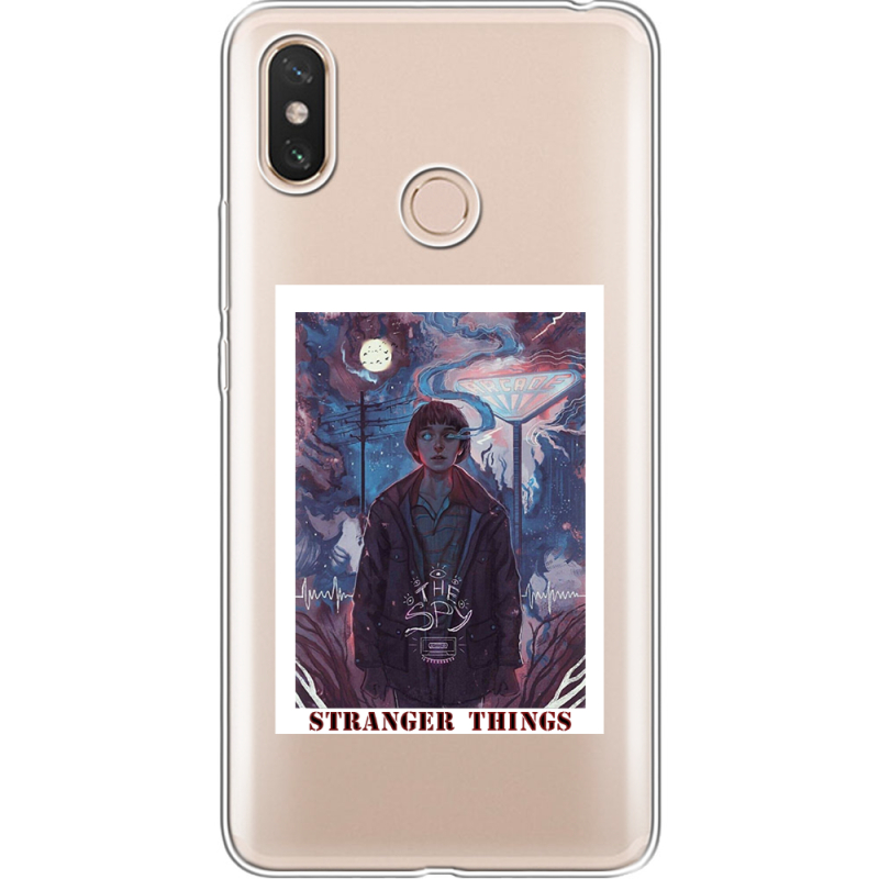 Прозрачный чехол Uprint Xiaomi Mi Max 3 Stranger Things