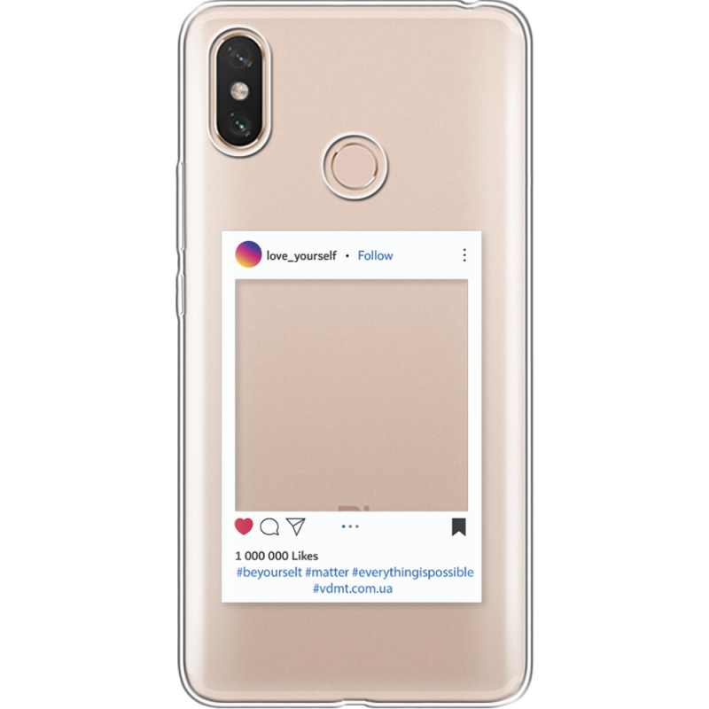 Прозрачный чехол Uprint Xiaomi Mi Max 3 Insta