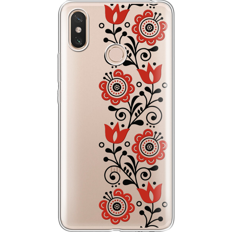 Прозрачный чехол Uprint Xiaomi Mi Max 3 Ethno Ornament