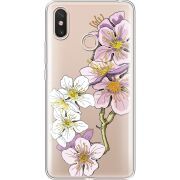 Прозрачный чехол Uprint Xiaomi Mi Max 3 Cherry Blossom