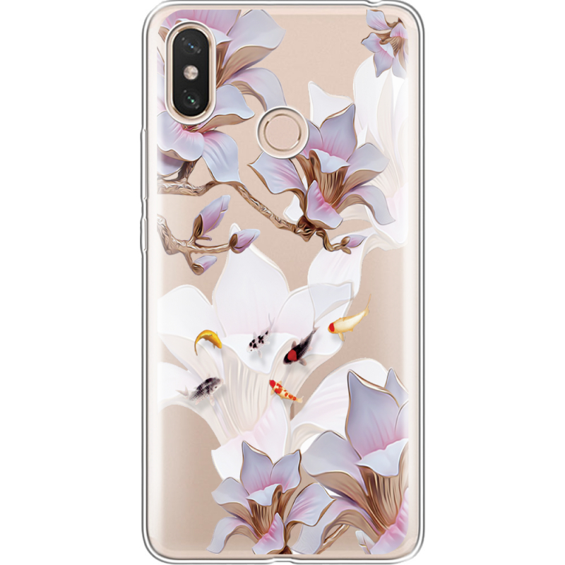 Прозрачный чехол Uprint Xiaomi Mi Max 3 Chinese Magnolia