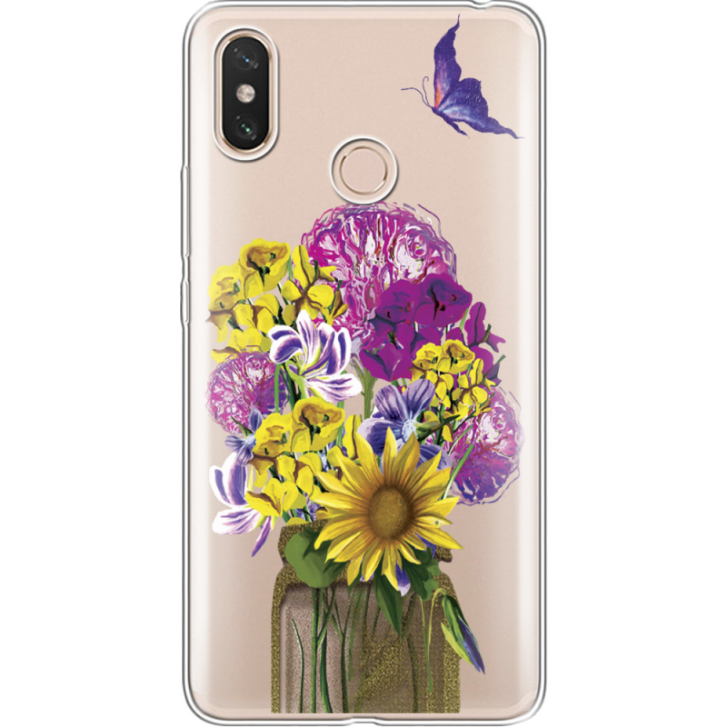 Прозрачный чехол Uprint Xiaomi Mi Max 3 My Bouquet