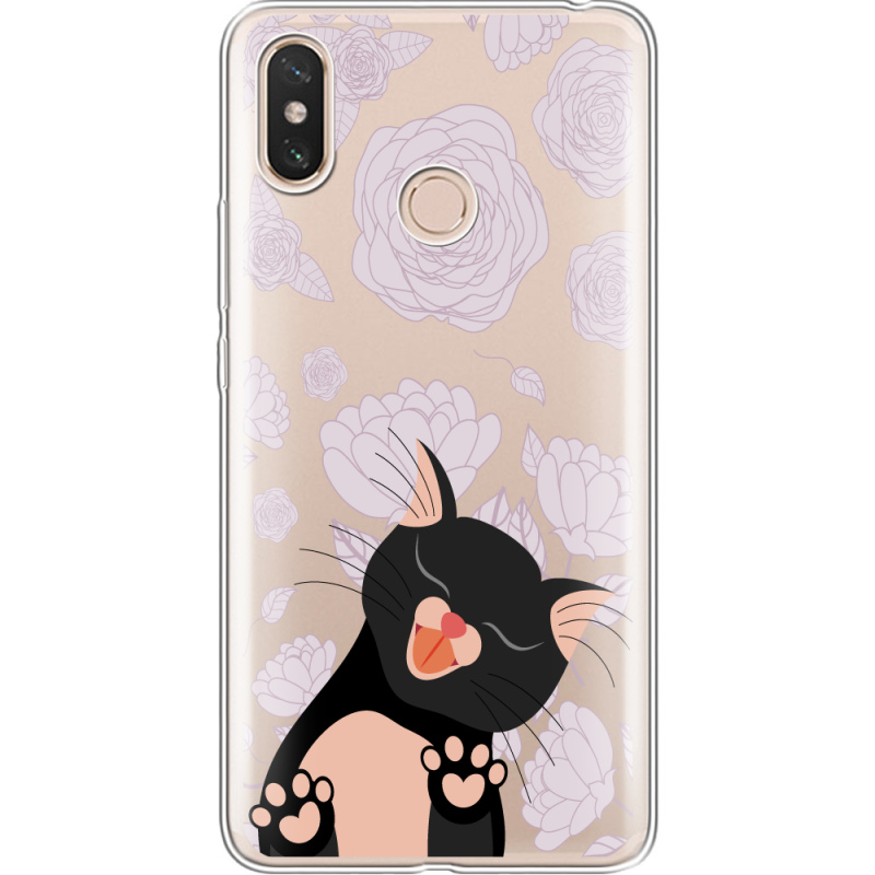 Прозрачный чехол Uprint Xiaomi Mi Max 3 Meow