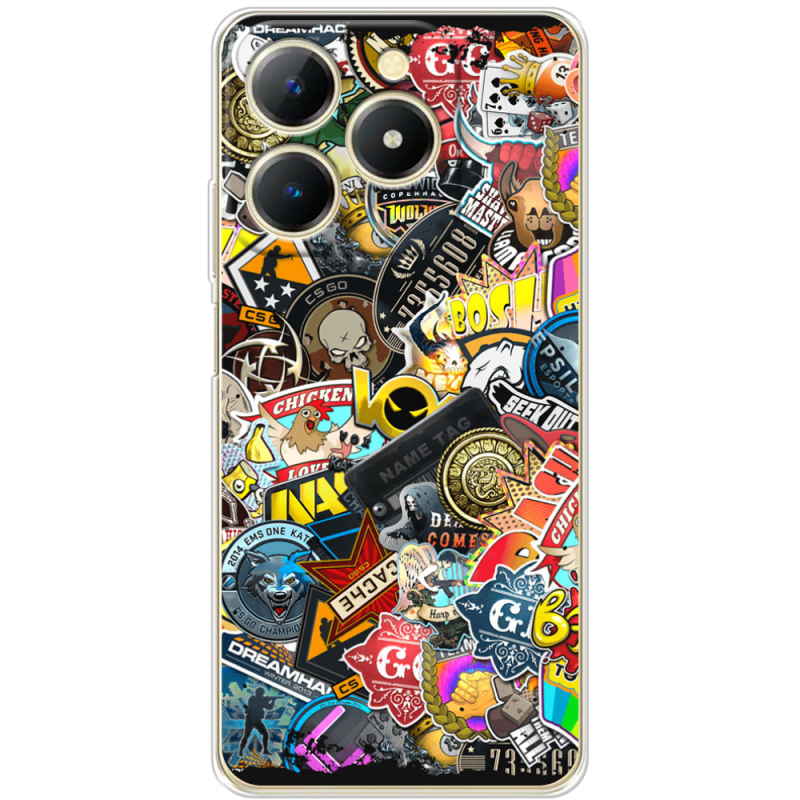 Чохол BoxFace Realme Note 70 CS:Go Stickerbombing