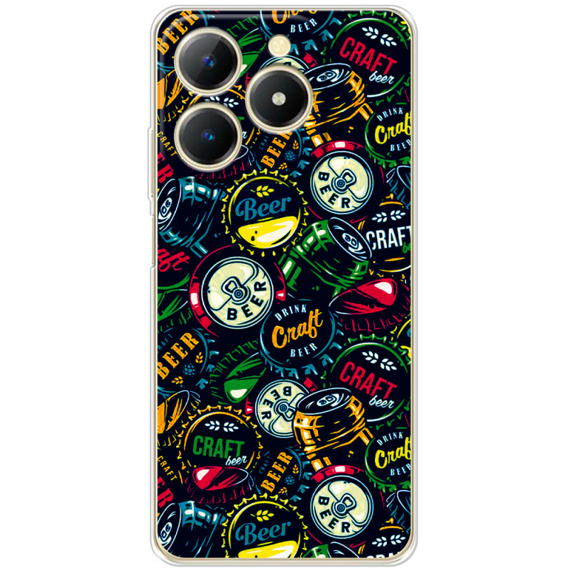Чохол BoxFace Realme Note 70 Bottle Caps