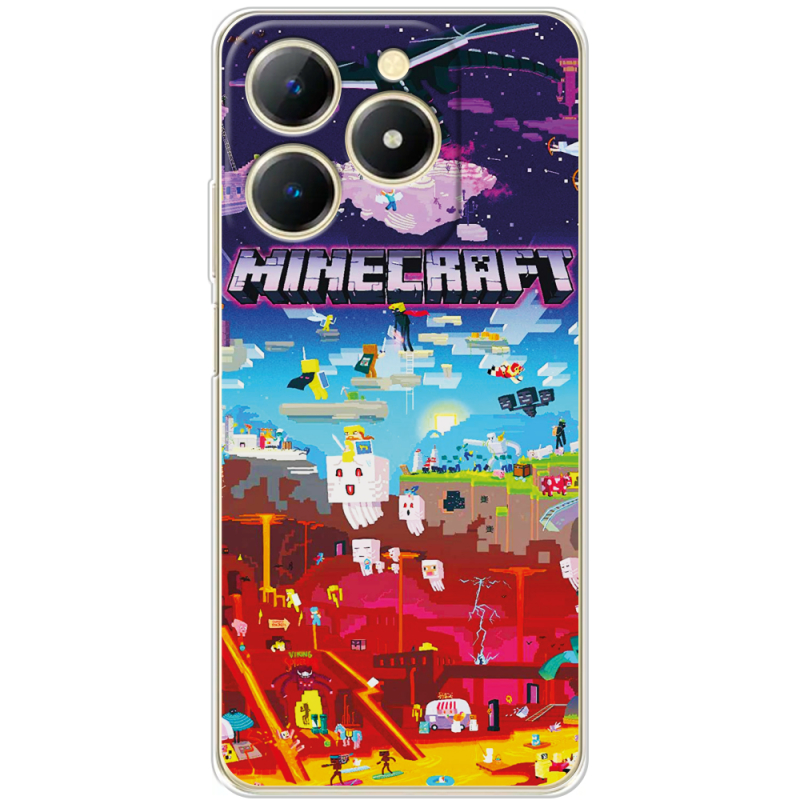 Чохол BoxFace Realme Note 70 Minecraft World Beyond