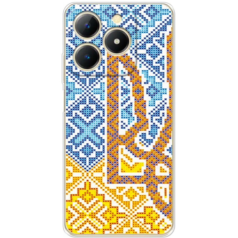 Чохол BoxFace Realme Note 70 Тризуб Вишивка