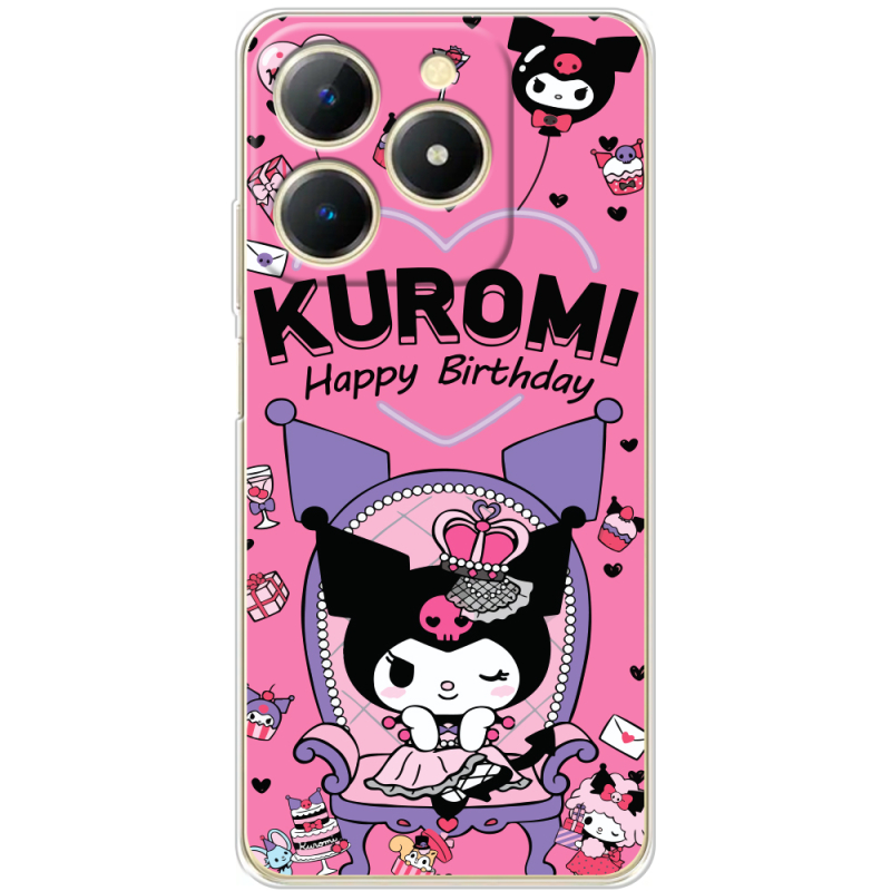 Чохол BoxFace Realme Note 70 День народження Kuromi