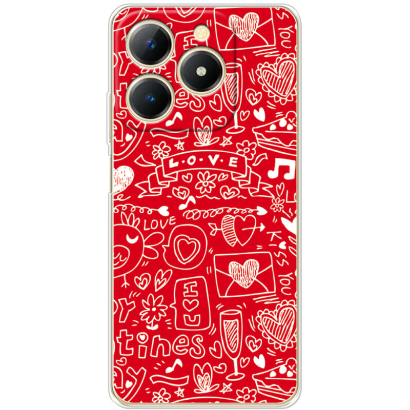 Чохол BoxFace Realme Note 70 Happy Valentines