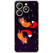 Чохол BoxFace Realme Note 70 Fox-Astronauts