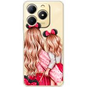 Прозорий чохол BoxFace Realme Note 70 Mouse Girls