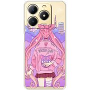 Прозорий чохол BoxFace Realme Note 70 Wiked Lady