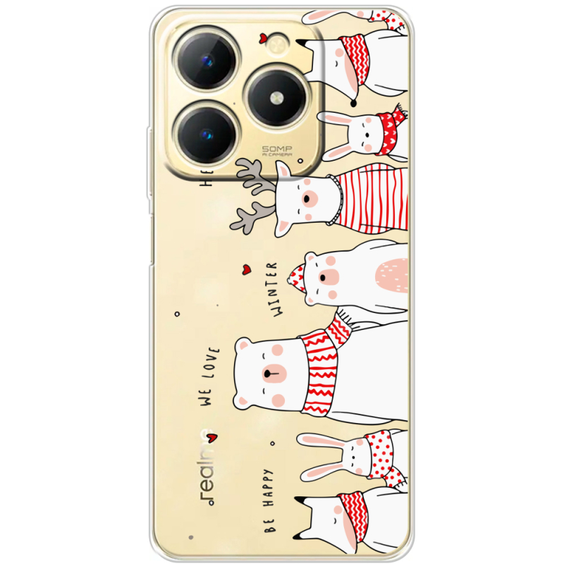 Прозорий чохол BoxFace Realme Note 70 The Friendly Beasts