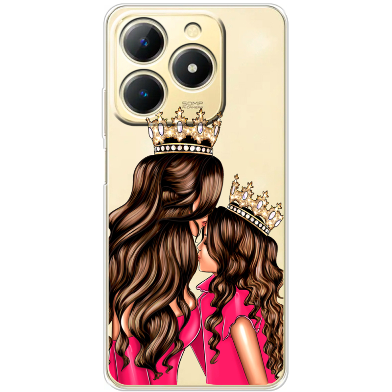 Прозорий чохол BoxFace Realme Note 70 Queen and Princess