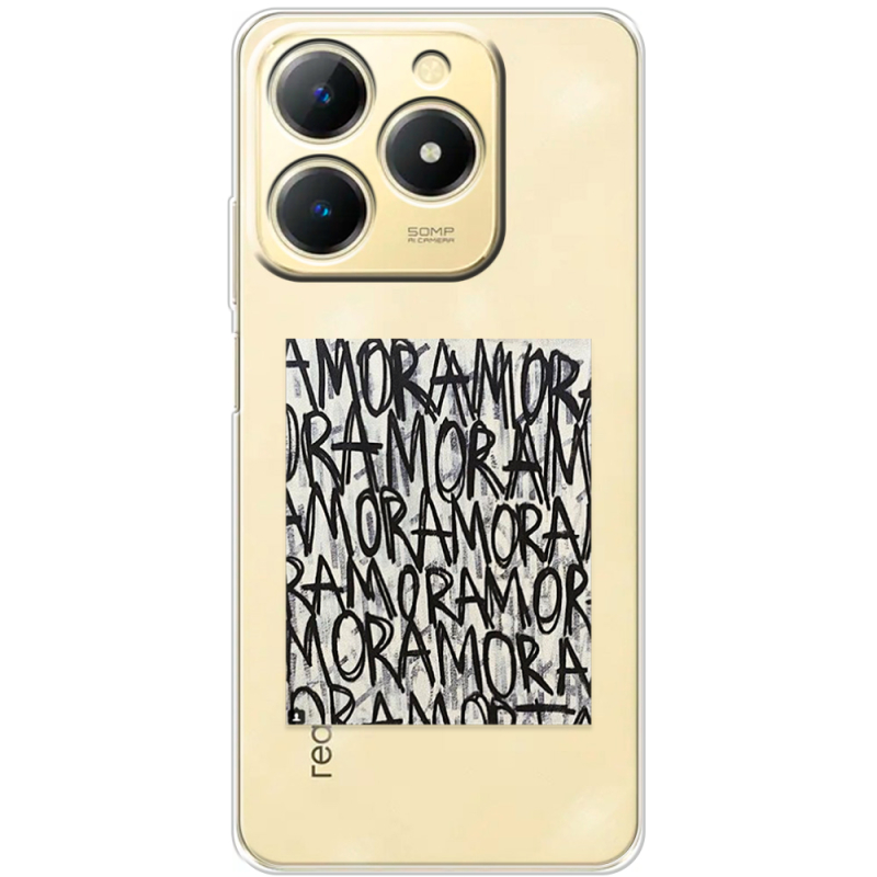 Прозорий чохол BoxFace Realme Note 70 Amor Amor