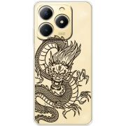 Прозорий чохол BoxFace Realme Note 70 Chinese Dragon