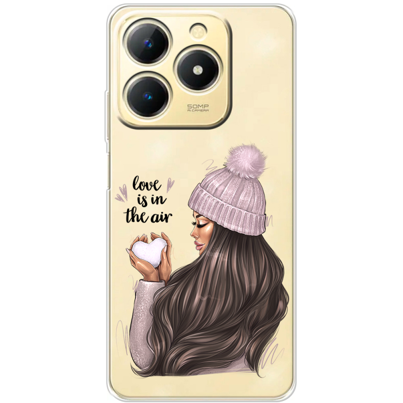 Прозорий чохол BoxFace Realme Note 70 love is in the air