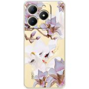 Прозорий чохол BoxFace Realme Note 70 Chinese Magnolia