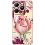 Прозорий чохол BoxFace Realme Note 70 Rose