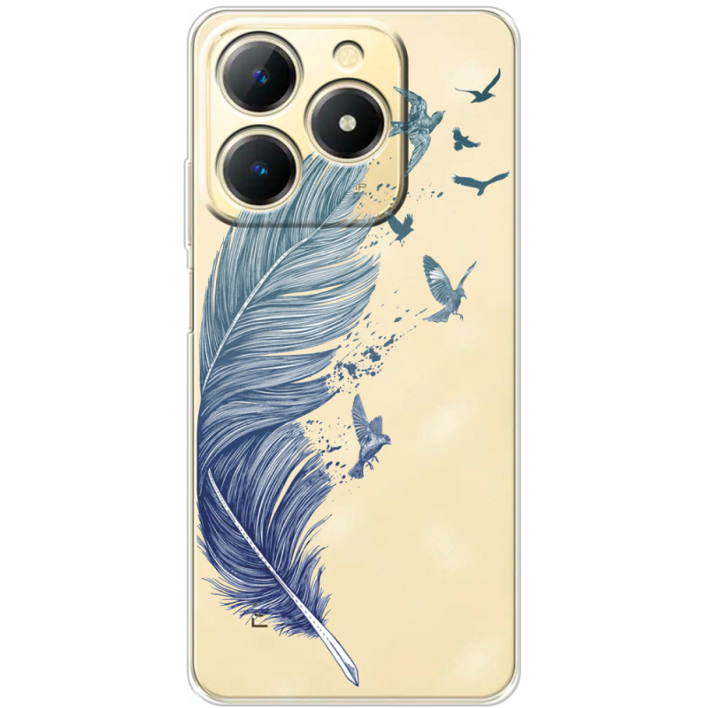 Прозорий чохол BoxFace Realme Note 70 Feather