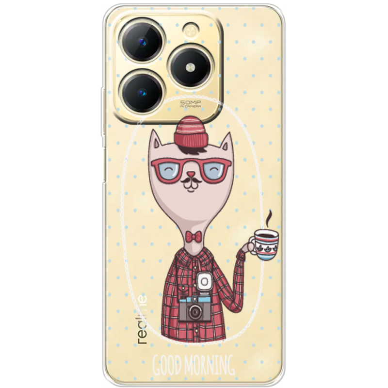 Прозорий чохол BoxFace Realme Note 70 Good Morning
