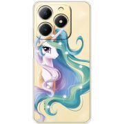 Чохол зі стразами Realme Note 70 Unicorn Queen