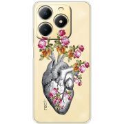 Чохол зі стразами Realme Note 70 Heart