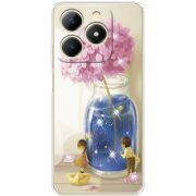 Чохол зі стразами Realme Note 70 Little Boy and Girl
