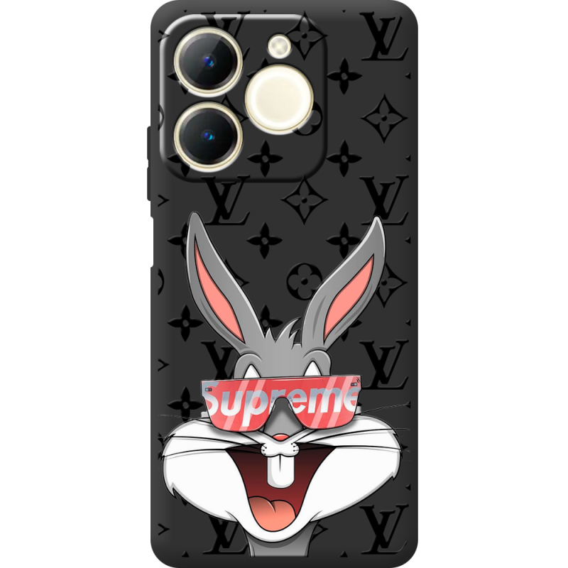 Чорний чохол BoxFace Realme Note 70 looney bunny