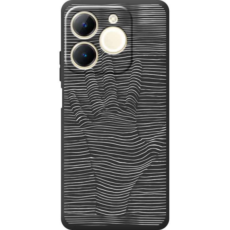 Чорний чохол BoxFace Realme Note 70 Optical Hand