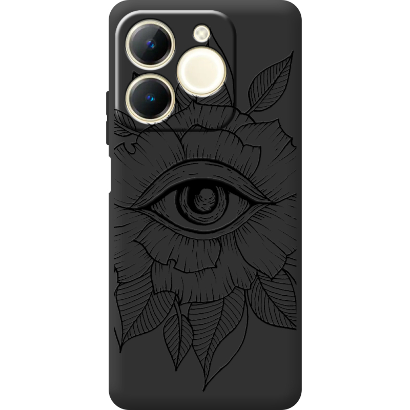 Чорний чохол BoxFace Realme Note 70 Eye
