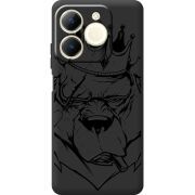 Чорний чохол BoxFace Realme Note 70 Bear King