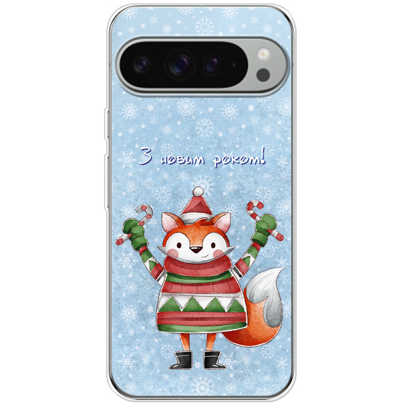 Чохол BoxFace Google Pixel 10 Pro XL Fox З новим роком!