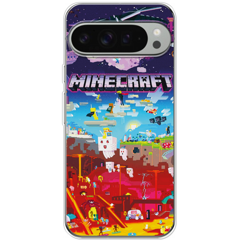 Чохол BoxFace Google Pixel 10 Pro XL Minecraft World Beyond