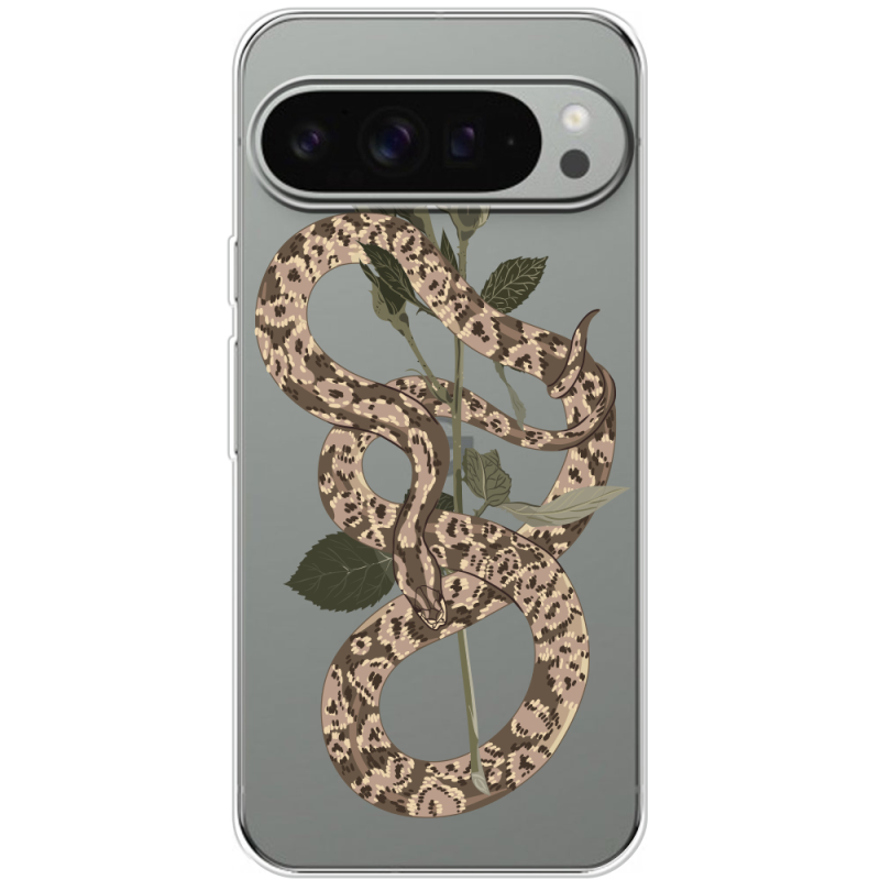 Прозорий чохол BoxFace Google Pixel 10 Pro XL Glamor Snake