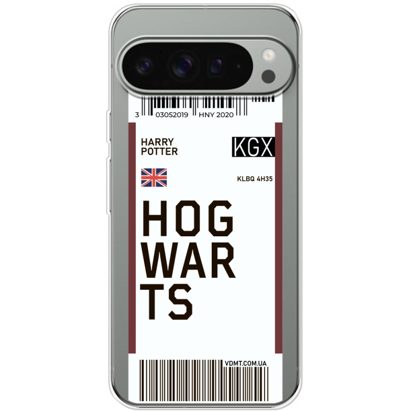 Прозорий чохол BoxFace Google Pixel 10 Pro XL Ticket Hogwarts