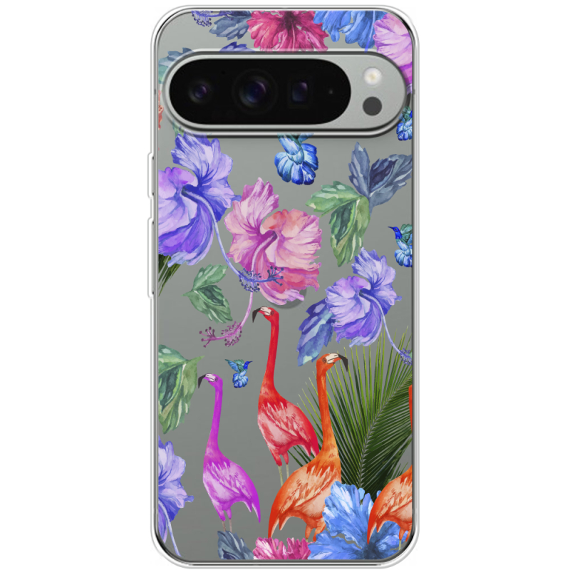 Прозорий чохол BoxFace Google Pixel 10 Pro XL Flamingo