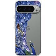 Чохол зі стразами для Google Pixel 10 Pro XL Peafowl