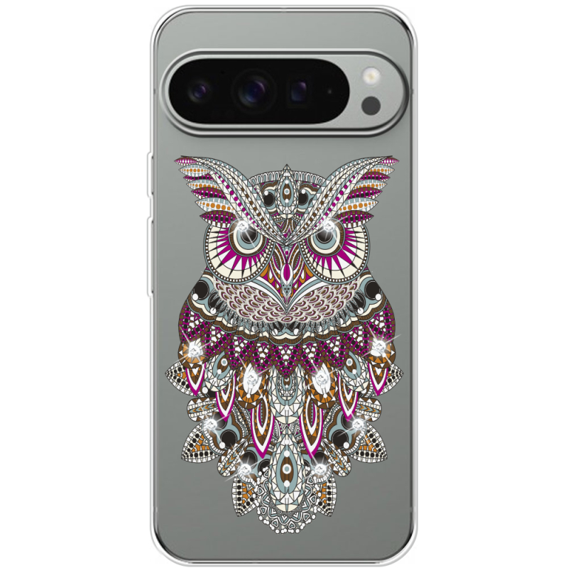 Чохол зі стразами для Google Pixel 10 Pro XL Owl