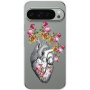 Чохол зі стразами для Google Pixel 10 Pro XL Heart