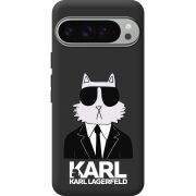 Чорний чохол BoxFace Google Pixel 10 Pro XL Cat in Black