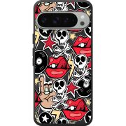Чорний чохол BoxFace Google Pixel 10 Pro XL Rock Graffiti