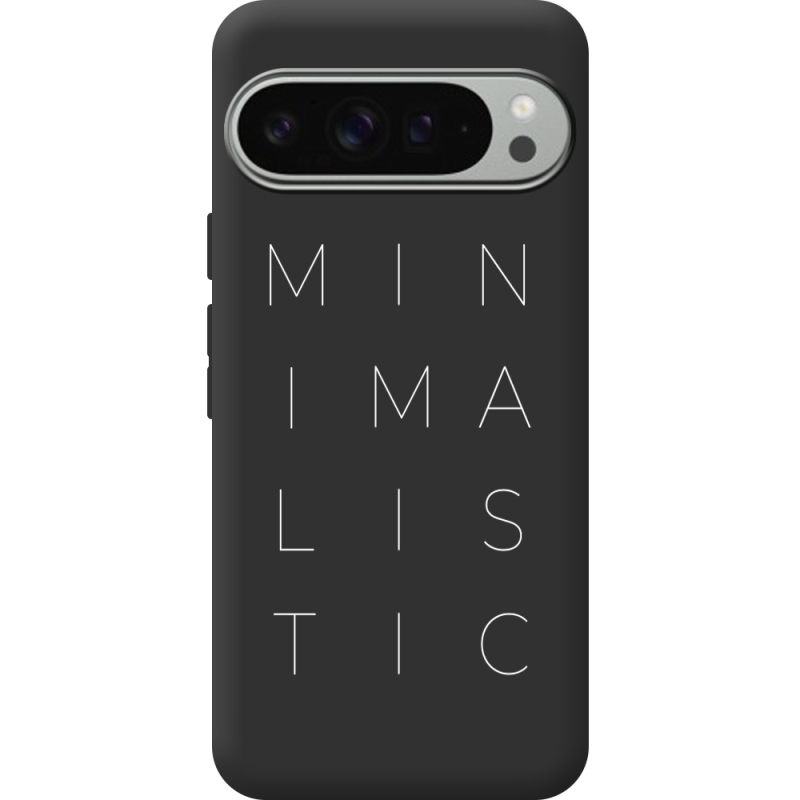 Чорний чохол BoxFace Google Pixel 10 Pro XL Minimalistic