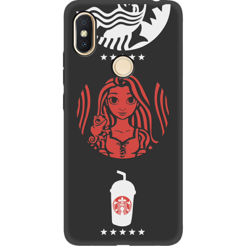 Черный чехол Uprint Xiaomi Redmi S2 RedWhite Coffee