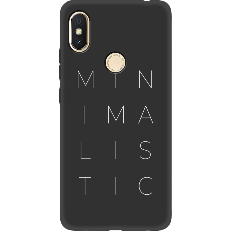 Черный чехол Uprint Xiaomi Redmi S2 Minimalistic