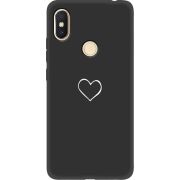 Черный чехол Uprint Xiaomi Redmi S2 My Heart
