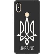 Черный чехол Uprint Xiaomi Redmi S2 Тризуб монограмма ukraine