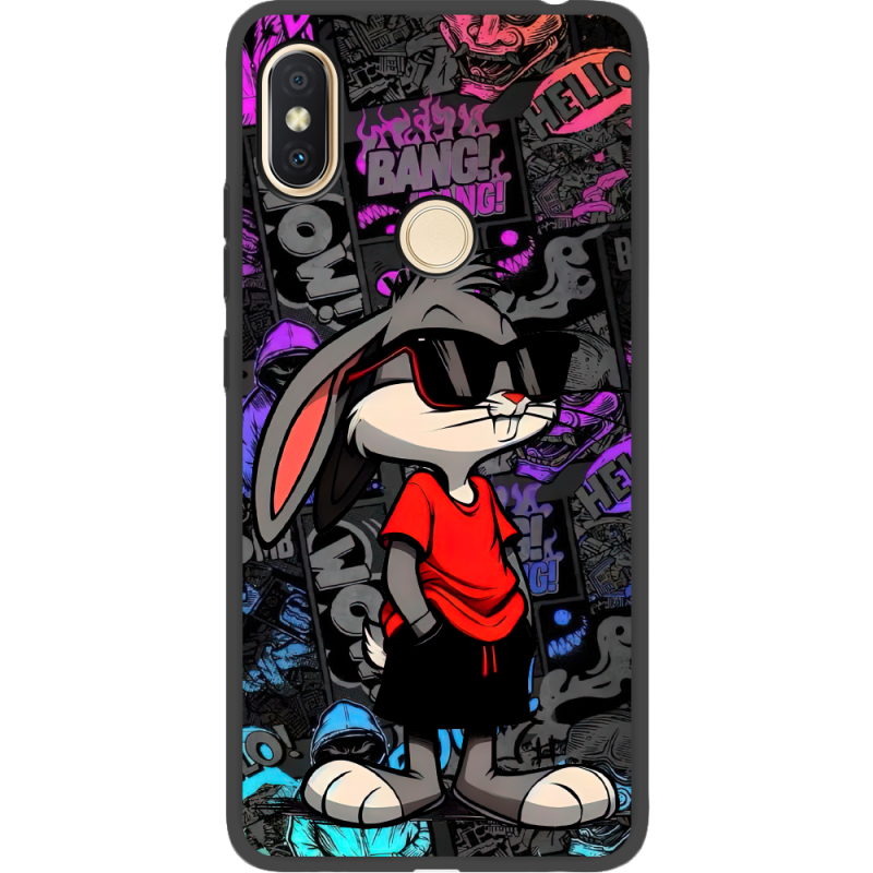 Черный чехол Uprint Xiaomi Redmi S2 Малий вухань