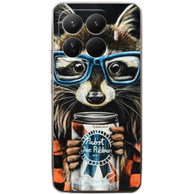 Чохол BoxFace Xiaomi 15T Pro Енот с банкой
